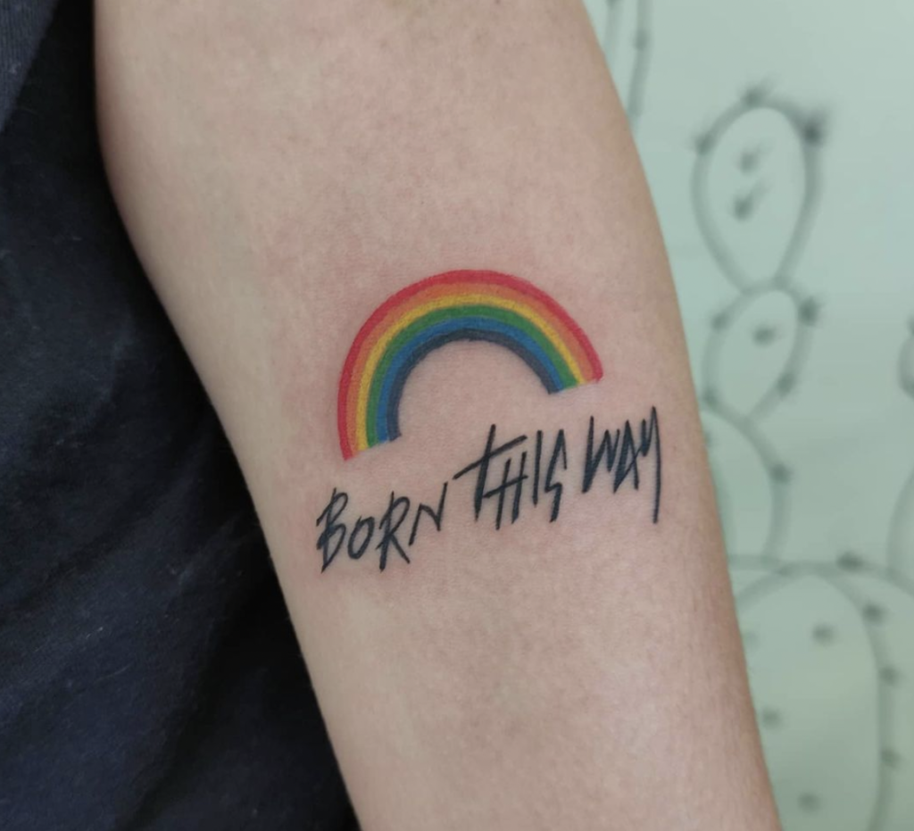 LGBTQ Gay Pride Heart tattoo sexuality